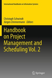 Enlarge image Cover: Handbook on Project Management and Scheduling Vol. 2 - Springer
