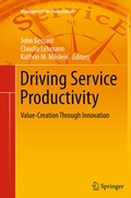 Cover: Driving Service Productivity - Springer