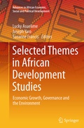 Cover: Selected Themes in African Development Studies - Springer