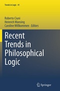 Cover: Recent Trends in Philosophical Logic - Springer