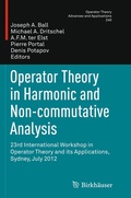 Cover: Operator Theory in Harmonic and Non-commutative Analysis - Birkh&auml;user