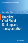 Cover: Umbilical Cord Blood Banking and Transplantation - Springer