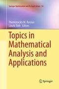 Cover: Topics in Mathematical Analysis and Applications - Springer
