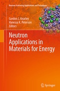 Cover: Neutron Applications in Materials for Energy - Springer