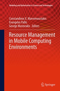 Enlarge image Cover: Resource Management in Mobile Computing Environments - Springer