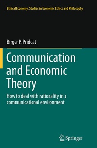 Enlarge image Cover: Communication and Economic Theory - Springer