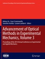 Cover: Advancement of Optical Methods in Experimental Mechanics, Volume 3 - Springer