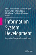 Cover: Information System Development - Springer