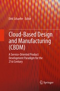 Cover: Cloud-Based Design and Manufacturing (CBDM) - Springer