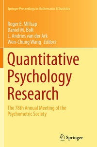 Enlarge image Cover: Quantitative Psychology Research - Springer