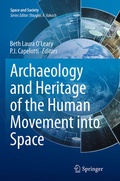 Cover: Archaeology and Heritage of the Human Movement into Space - Springer