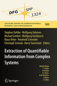 Enlarge image Cover: Extraction of Quantifiable Information from Complex Systems - Springer