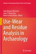 Cover: Use-Wear and Residue Analysis in Archaeology - Springer