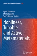 Cover: Nonlinear, Tunable and Active Metamaterials - Springer