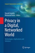 Cover: Privacy in a Digital, Networked World - Springer