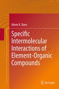 Abbildung von: Specific Intermolecular Interactions of Element-Organic Compounds - Springer