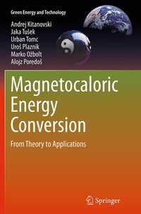 Abbildung von: Magnetocaloric Energy Conversion - Springer