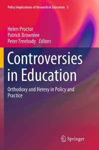 Enlarge image Cover: Controversies in Education - Springer