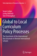 Cover: Global to Local Curriculum Policy Processes - Springer