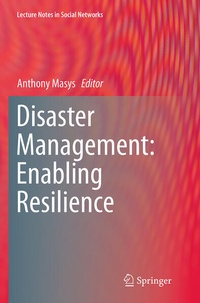 Enlarge image Cover: Disaster Management: Enabling Resilience - Springer
