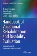 Cover: Handbook of Vocational Rehabilitation and Disability Evaluation - Springer