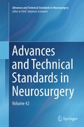Cover: Advances and Technical Standards in Neurosurgery - Springer