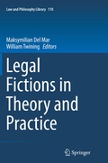 Cover: Legal Fictions in Theory and Practice - Springer