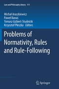 Cover: Problems of Normativity, Rules and Rule-Following - Springer