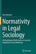 Cover: Normativity in Legal Sociology - Springer