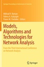 Cover: Models, Algorithms and Technologies for Network Analysis - Springer