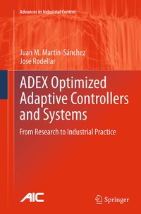 Enlarge image Cover: ADEX Optimized Adaptive Controllers and Systems - Springer