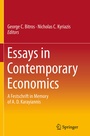 Cover: Essays in Contemporary Economics - Springer