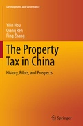 Cover: The Property Tax in China - Springer