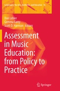 Cover: Assessment in Music Education: from Policy to Practice - Springer