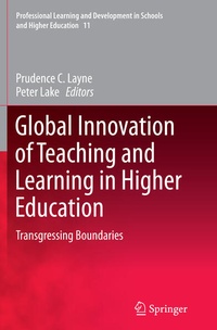 Enlarge image Cover: Global Innovation of Teaching and Learning in Higher Education - Springer