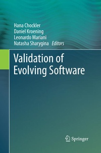 Enlarge image Cover: Validation of Evolving Software - Springer