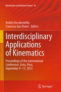 Cover: Interdisciplinary Applications of Kinematics - Springer