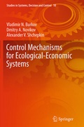 Cover: Control Mechanisms for Ecological-Economic Systems - Springer