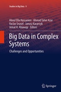 Cover: Big Data in Complex Systems - Springer