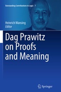 Cover: Dag Prawitz on Proofs and Meaning - Springer