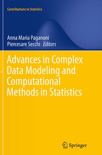 Enlarge image Cover: Advances in Complex Data Modeling and Computational Methods in Statistics - Springer