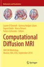 Cover: Computational Diffusion MRI - Springer