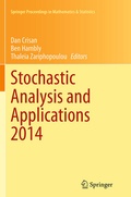 Cover: Stochastic Analysis and Applications 2014 - Springer