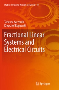 Enlarge image Cover: Fractional Linear Systems and Electrical Circuits - Springer
