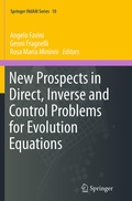 Cover: New Prospects in Direct, Inverse and Control Problems for Evolution Equations - Springer