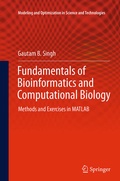 Cover: Fundamentals of Bioinformatics and Computational Biology - Springer