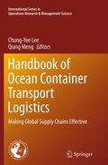 Cover: Handbook of Ocean Container Transport Logistics - Springer