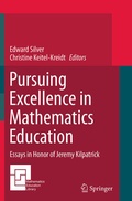 Cover: Pursuing Excellence in Mathematics Education - Springer
