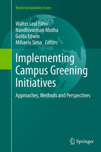 Enlarge image Cover: Implementing Campus Greening Initiatives - Springer