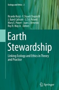 Cover: Earth Stewardship - Springer